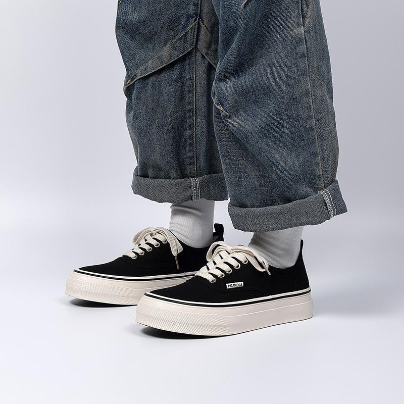 Global board shoes men's versatile ZHQ-XA398-8 summer trend casual men's shoes classic black and white canvas shoes