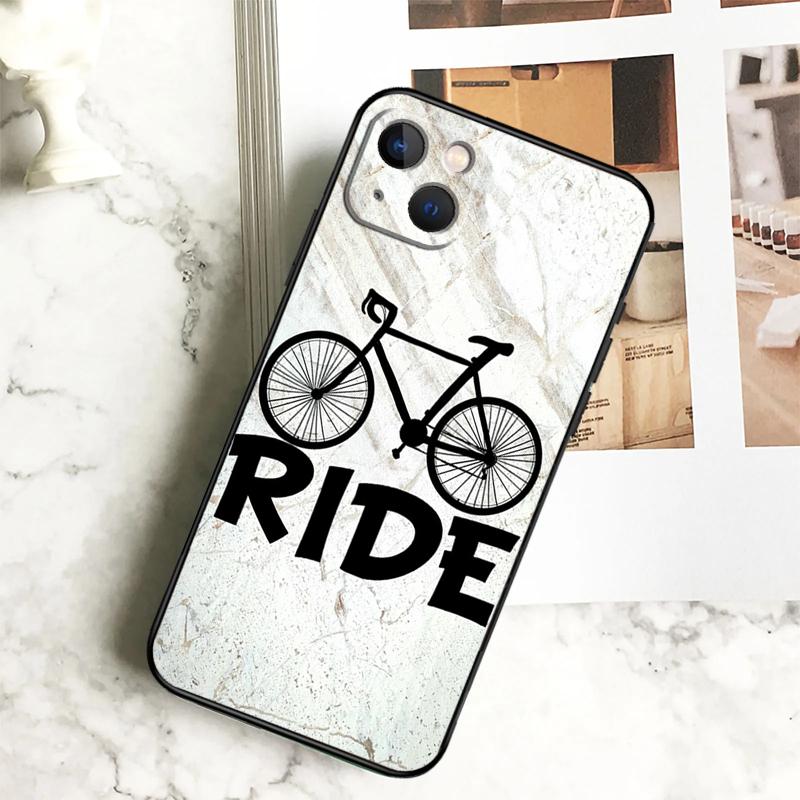 Bike Bicycle Cycling Phone Case For iPhone 17 16 15 13 12 11 14 Pro Max Plus 12 13 Mini 16e 17 Air Cover Coque