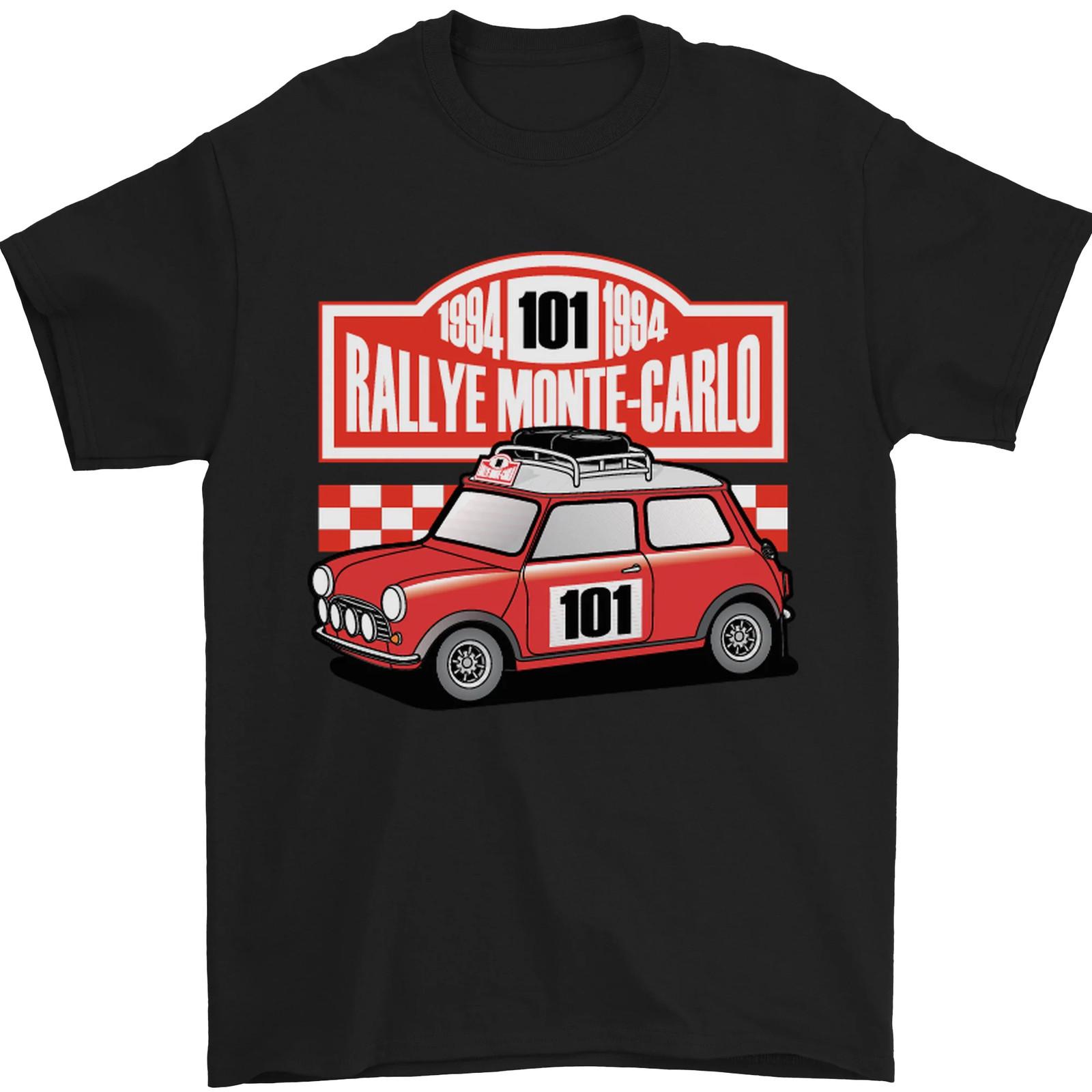 Rallye Monte Carlo Mini Rally Car Mens T-Shirt 100% Cotton S разноцветный