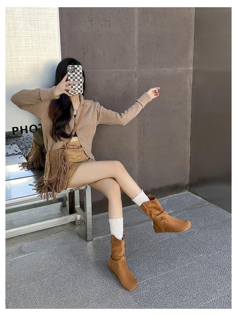 Women's Birkenstock Martin Boots: 2025 Height-Enhancing Thick-Soled Short Boots for Autumn/Winter