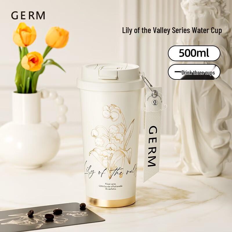 Gemi Lily of the Valley Sparkling 500mL Stainless Steel Thermos