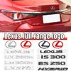 for LEXUS Same as the original car Letter Badge Logo 3D ABS Car Trunk Rear Sticker for LEXUS NX ES LX IS CT RX GS SL LS