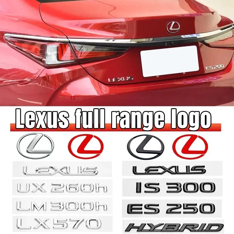 for LEXUS Same as the original car Letter Badge Logo 3D ABS Car Trunk Rear Sticker for LEXUS NX ES LX IS CT RX GS SL LS
