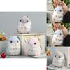 Lovely Hamster Plush Toy Cartoon Keychain Ideal For Girls Plush Stuffed Animal