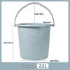 ZISIZ Household Plastic Water Storage Bucket