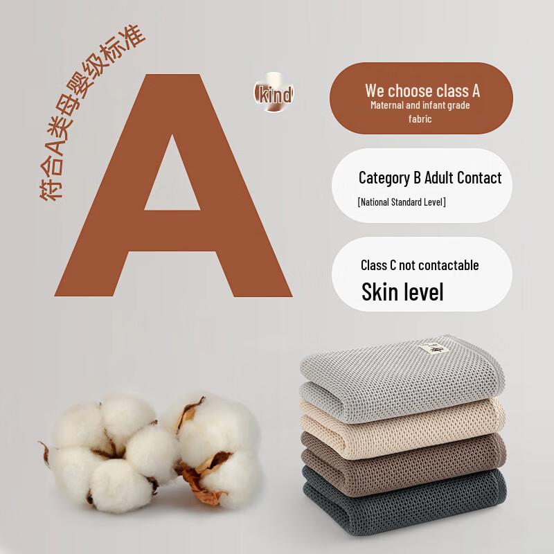 Absorbierendes Handtuchset aus reiner Baumwolle mit Wabenstruktur