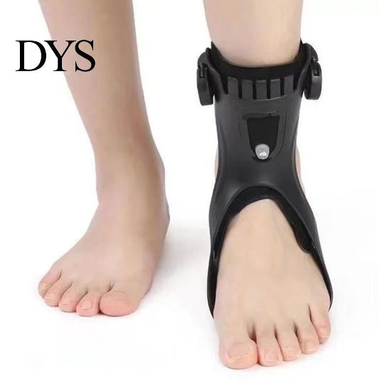 Sock Retention Foot Brace Drop Fixed for Walking Support with Airbag Design Breathable Soft Fleece Comfort Ankle Stabilizer Shoe System Men