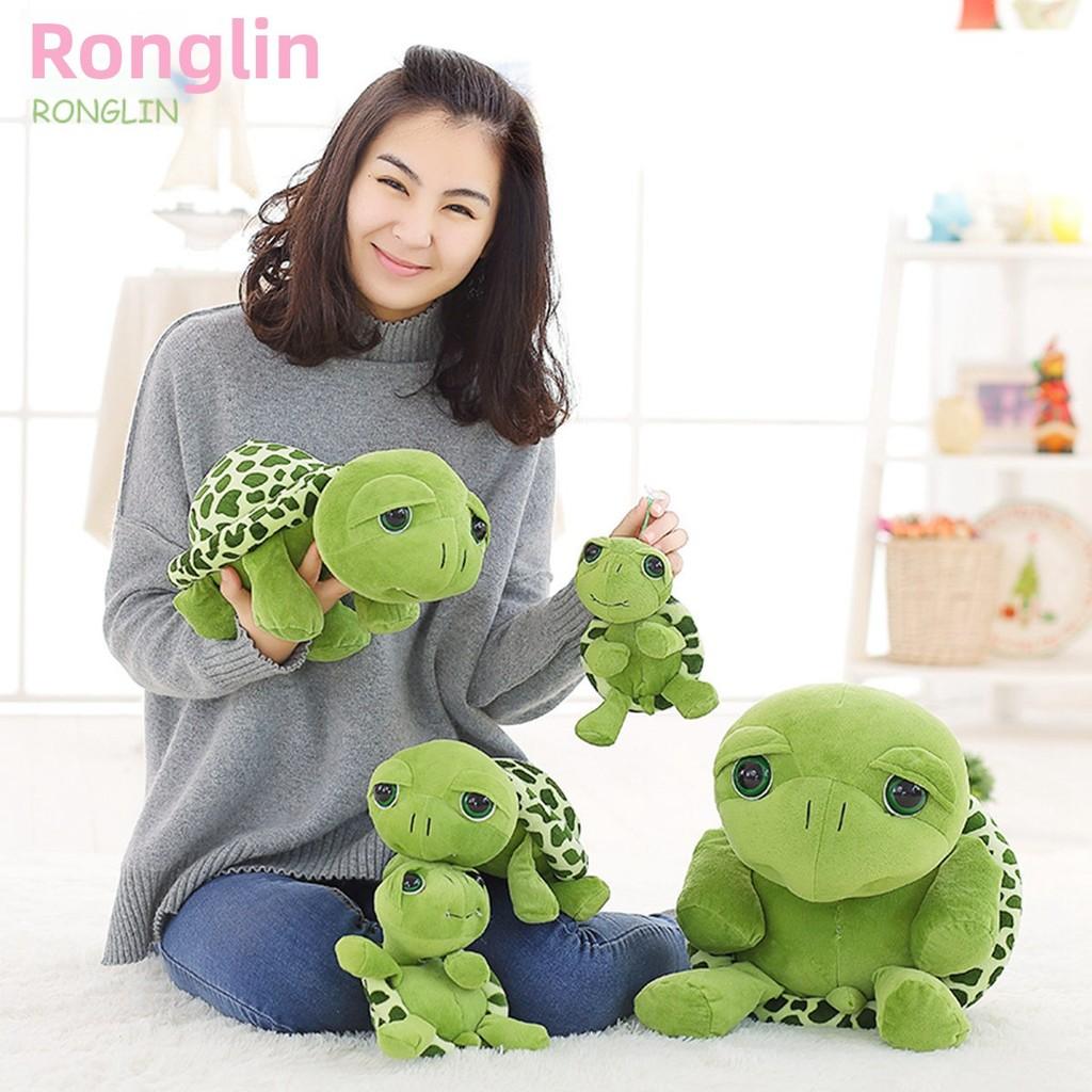 Plush Turtle Toy With Big Eyes Soft Stuffed Animal Pp Cotton For Gift Kids