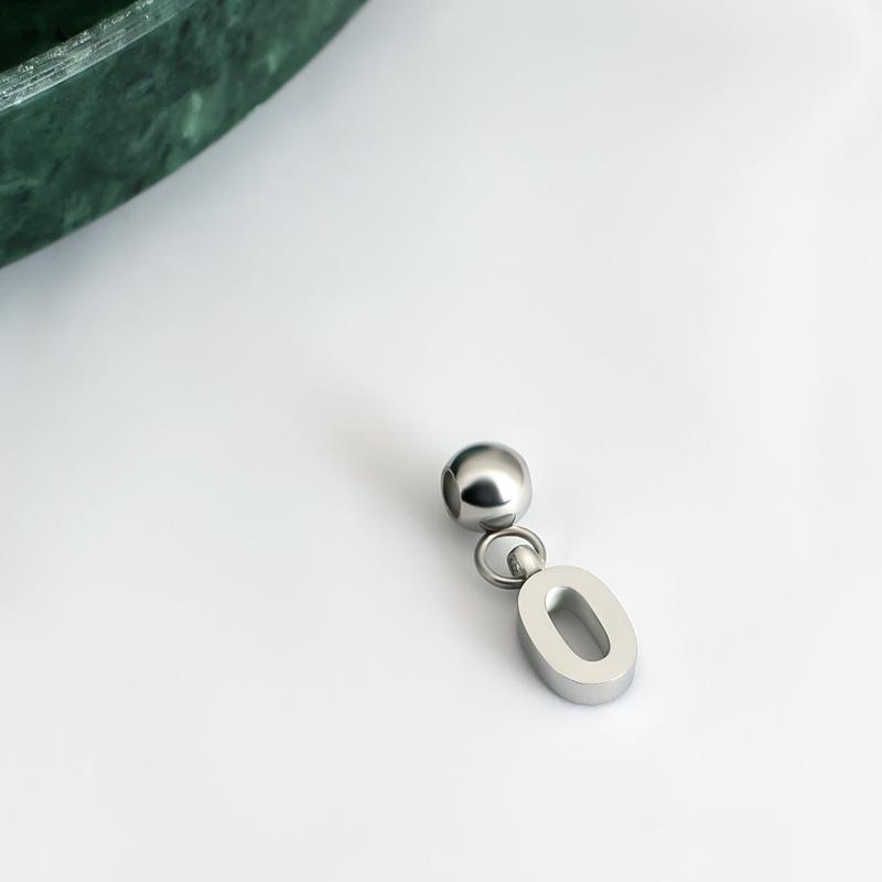 DIY Letter Necklace: 26 English Letter Pendant, Pull-Out Chain, Personalized Single Pendant Accessories