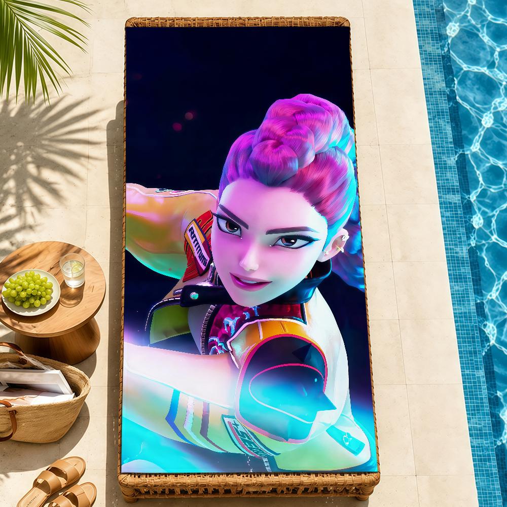 anime k-k-popS soft Beach Towel Trip swim d-demonS Pool bath h-hunters-S Gym M-Mira R-Rumi home room Z-Zoey meme Decor Gift