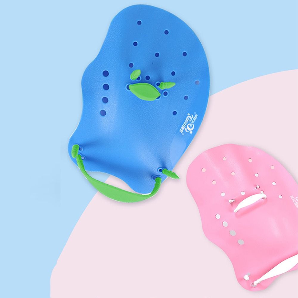 Flexible Swimming Training Paddles Adjustable Finger Webbed Paddle  Swimming Training