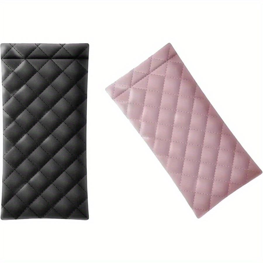 

2Pcs Portable Squeeze Eyeglasses Case PU Leather Soft Sunglasses Bag Pouch Pocket Sunglasses Eyewear Organizer Holder