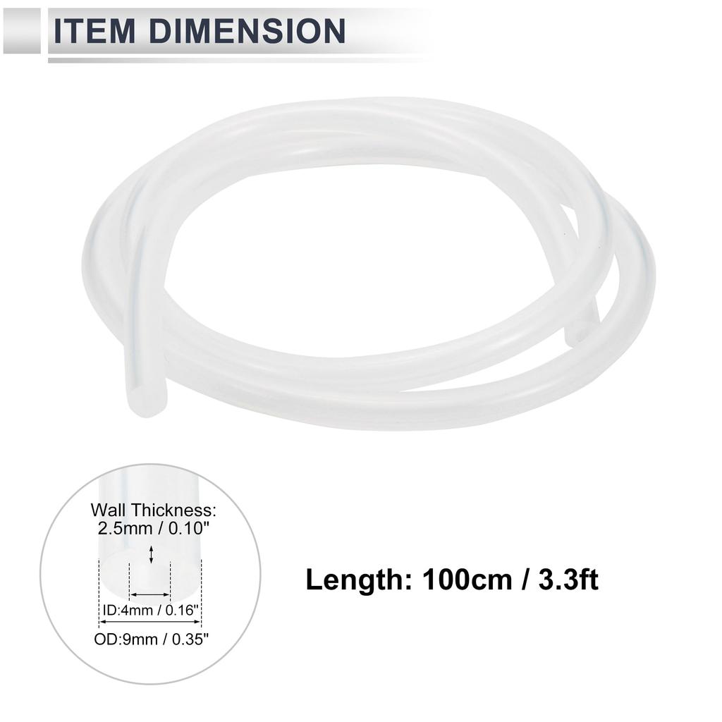 RATCHROLL 1 Piece Silicone Vacuum Tube Hose High Temperature 3.3FT