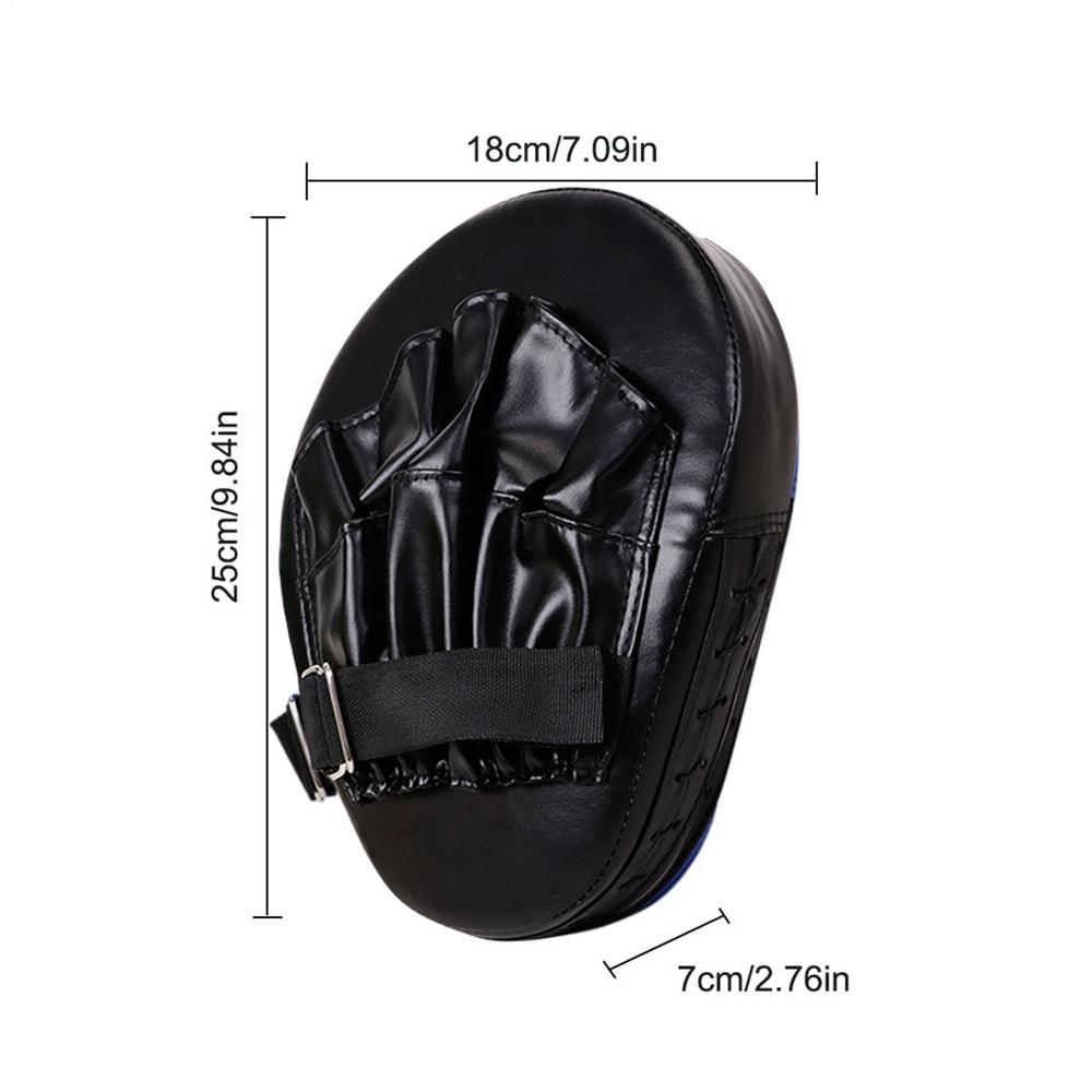 Curved Boxing Hand Target PU Leather Curved Punching Mitts Breathable Kickboxing Pads Boxing Focus Pad for Martial Arts Training