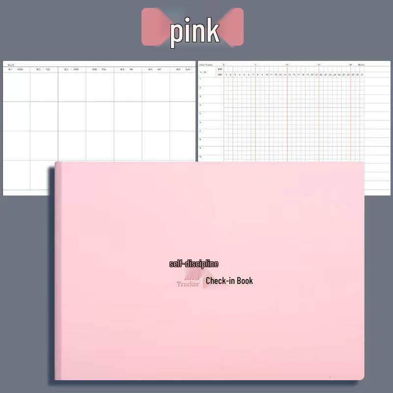 

Wire-O Bound Daily Planner: Student Time Management Schedule Notebook for Postgraduate Exam Preparation B5 розовый