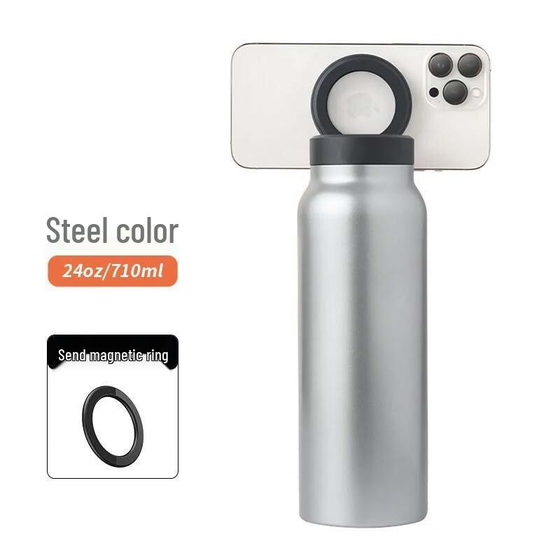 304 Stainless Steel Insulated Sports Water Bottle with Magnetic Lid