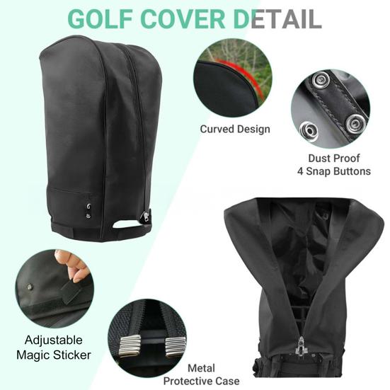 Golf Bag Rain Dustproof Golf Club Protection Cover Outdoor Waterproof Bag Coat Universal Adjustable