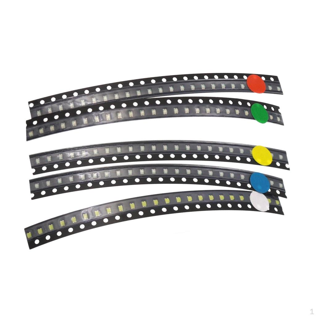 ( x 20 pcs = 100 pcs) 0805 SMD LED Lights Assorted Kit, Bright Lighting Bulb Lamps,Electronics