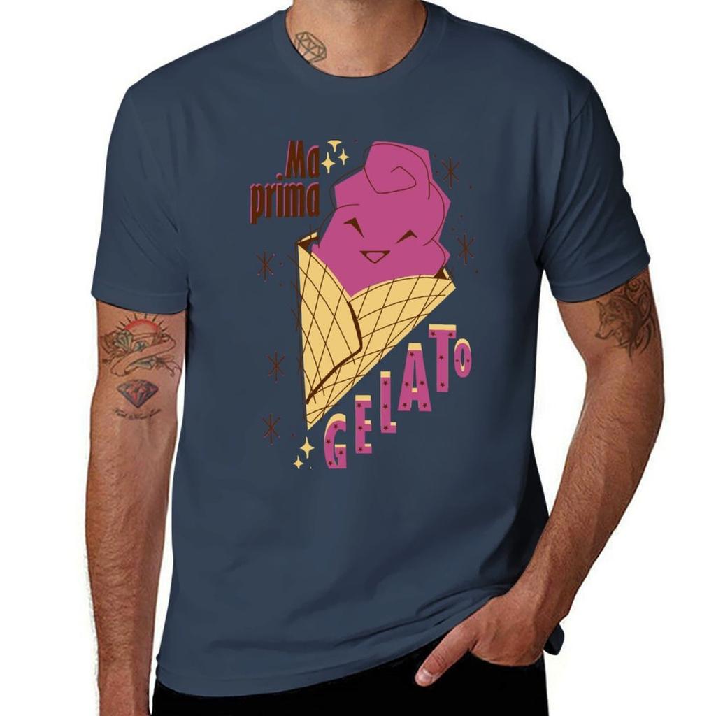 But First Gelato TShirt man t shirts for men casual man t shirts graphic TShirt
