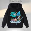 1-8 Years Old Octonauts Children's Hooded Sweatshirt Boys'Sport Shirt Girls' Casual Top Digital Print Autumn/Winter Long-Sleeved
