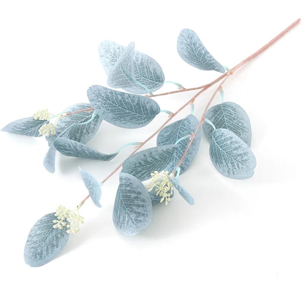 Artificial Eucalyptus Leaf With Fruit Plants Branch Photo Props Simulated Flower Arrangement DIY Wedding Flower Home Decor