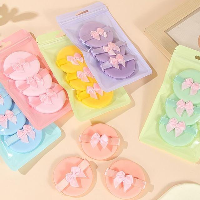 Puremantis - Set of 3: Ribbon Powder Puff