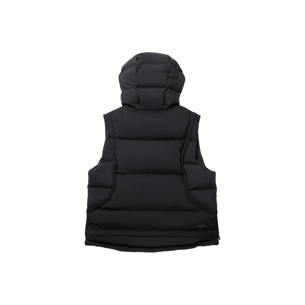 Li Ning X Jackie Chan Collaboration Kung Fu Series Hooded Zipper Solid Color Comfortable Versatile Vest Men Vest AMRV049-3