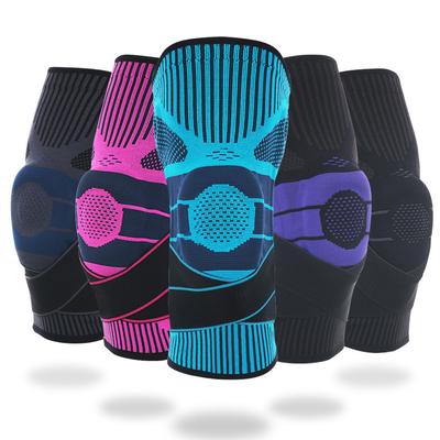 Protezione Ginocchio Sportiva con Cinturino a Cestello, Nylon per Uomo e Donna per Fitness, Squat, Corsa, Ciclismo, Protezione Articolare, Protezione Termica Menisco