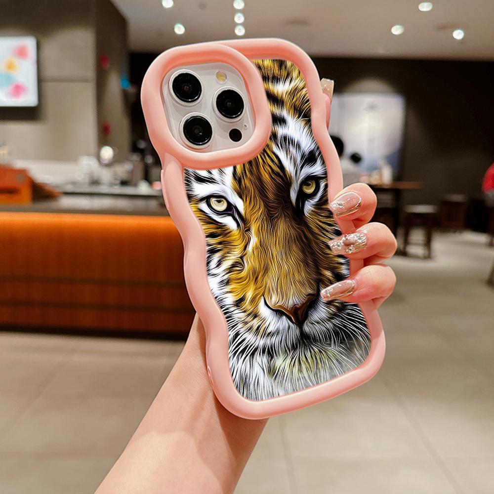 Ae99 Tigers Lion Love Design Art Protective Phone Cases for Samsung S23 S24 Ultra A15 A55 A14 A13 A25 A54 A51 A04s S20 FE Big Wave TPU Back Cover