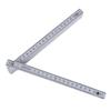 Precision Metric Ruler Measuring Instrument 2m Folding Ruler Construction Ruler Heavy Duty Measurement Tool