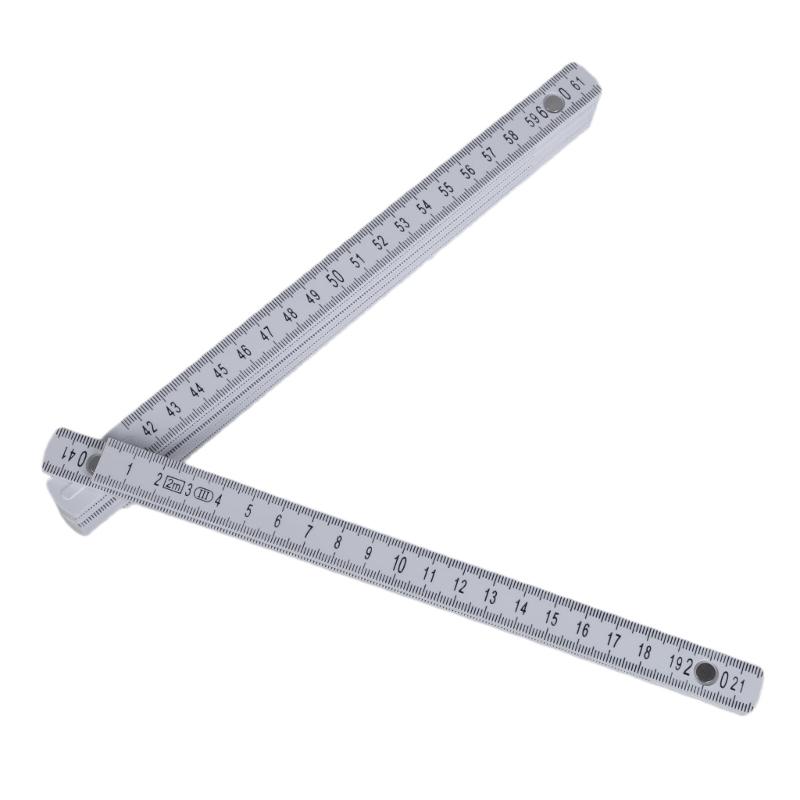 Precision Metric Ruler Measuring Instrument 2m Folding Ruler Construction Ruler Heavy Duty Measurement Tool