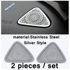 Audio Tweeter Speaker Cover Car A-pillar / trument Small Horn Stainless Steel Sticker Trim For Chevrolet Malibu 2016 -