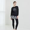 Beijigelleu Women'S Rash Guard Water Leggings Layered Pants Set Bel-X203K
