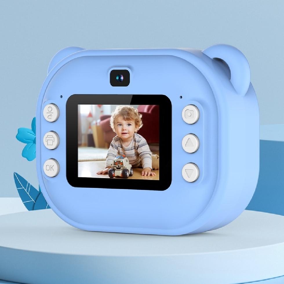 Polaroid Infantil Pode Tirar Fotos e Imprimir Mini Câmeras Digitais, Impressão Infantil Pequenas DSLRs
