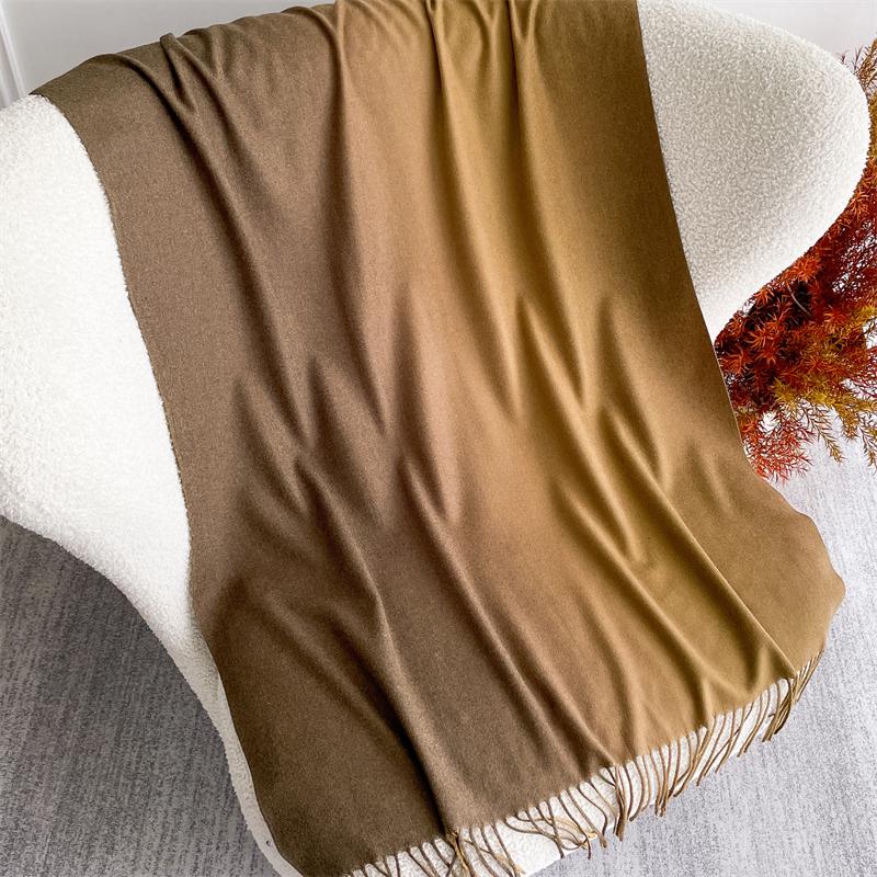 New 40 Color Winter Scarf for Women Long Warm Cashmere Scarves Hijab Solid Lady Shawl Wrap Pashmina Bandana Stoles 70X190Cm