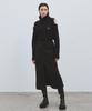 Nigaennikol Slit H Long Skirt_Black