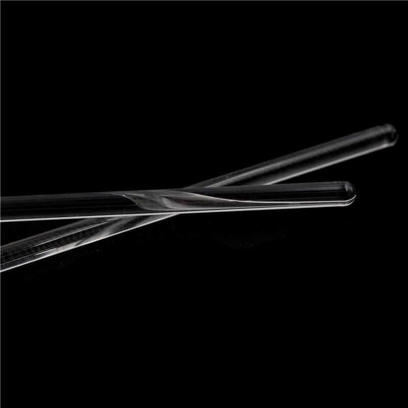 2Pcs Lab Use Stir Glass Stirring Rod Laboratory Tool 6*200Mm