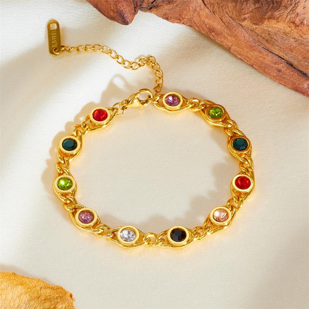 Neck Chain Set Bracelet Light Luxury High-End Necklace Female Collarbone Chain. Premium Durable Quality Useful