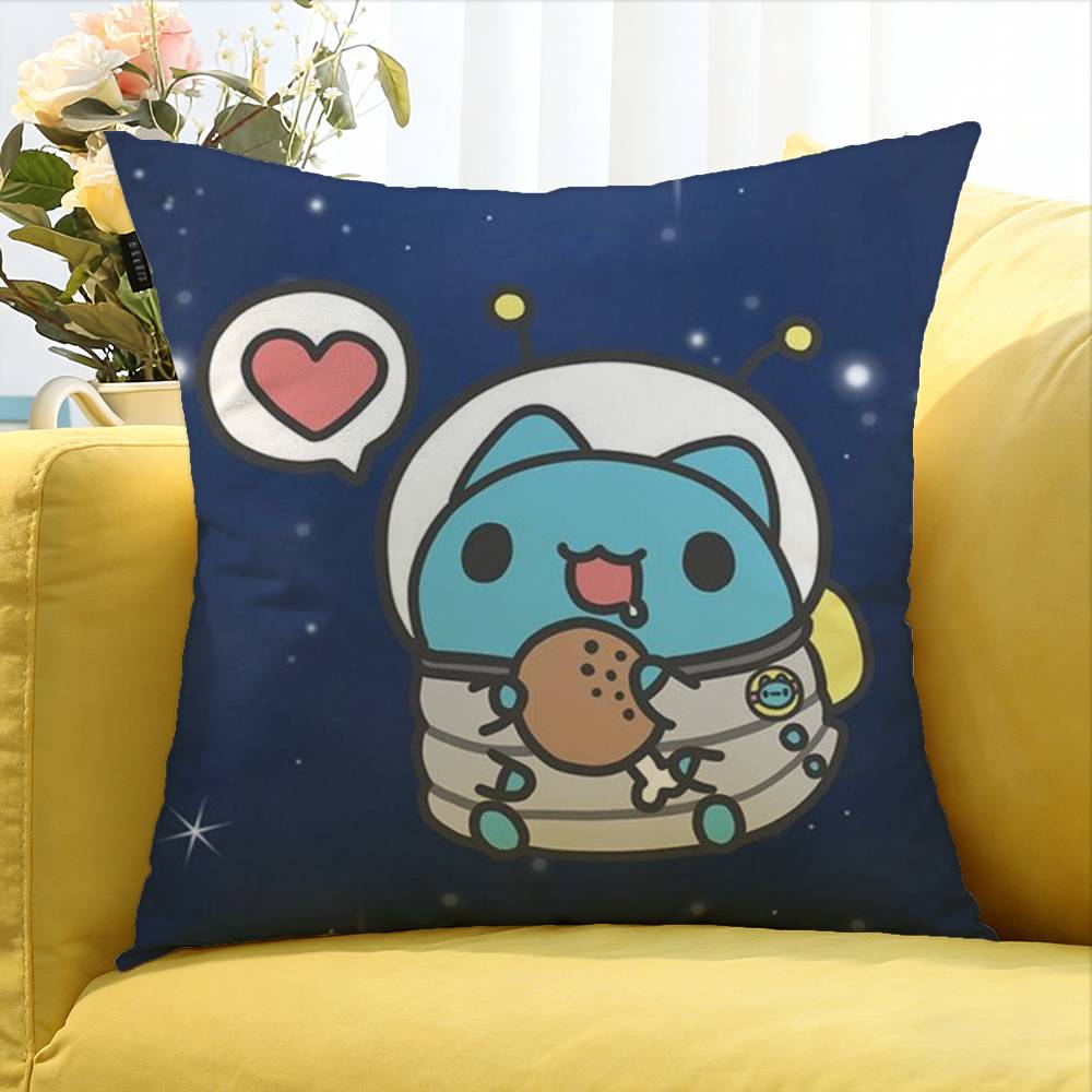 Anime B-Bugcat CapooS World Various Sizes Square Pillow Case For Car Home Bedchamber Decor