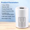 Air Purifier Smoke Odor Negative Ion Generator USB Portable Air Cleaner for Household HEPA Filter Efficient Purifying Air