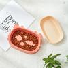 Pet Cat Bowl Crab Shape Slow Food Bowl Removable Pet Double Bowl Anti-choking Dog Food Bowl Anti-knock Over Dog Rice Bowl