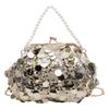 Evening Clutch Bag With Sequin Shell Design For Formal Events And Party Wear