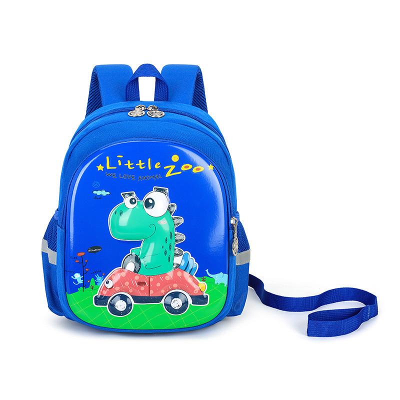 Adorable Cartoon Hard Shell Backpack For Kids With Playful Designs In Blue And Pink