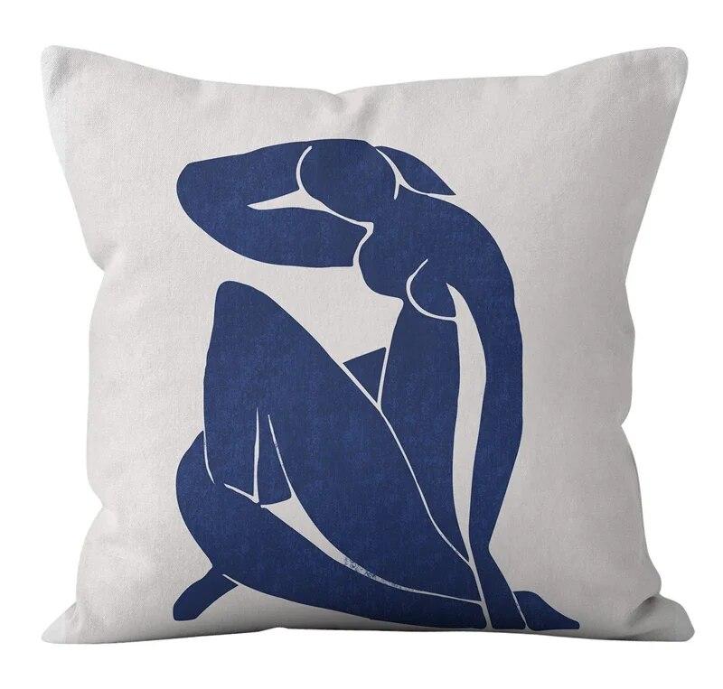 45x45cm Nordic Modern Minimalism Abstract Geometric Lines Pillowcase Sofa Chair Office Seat Car Cushion Cover Home Decor
