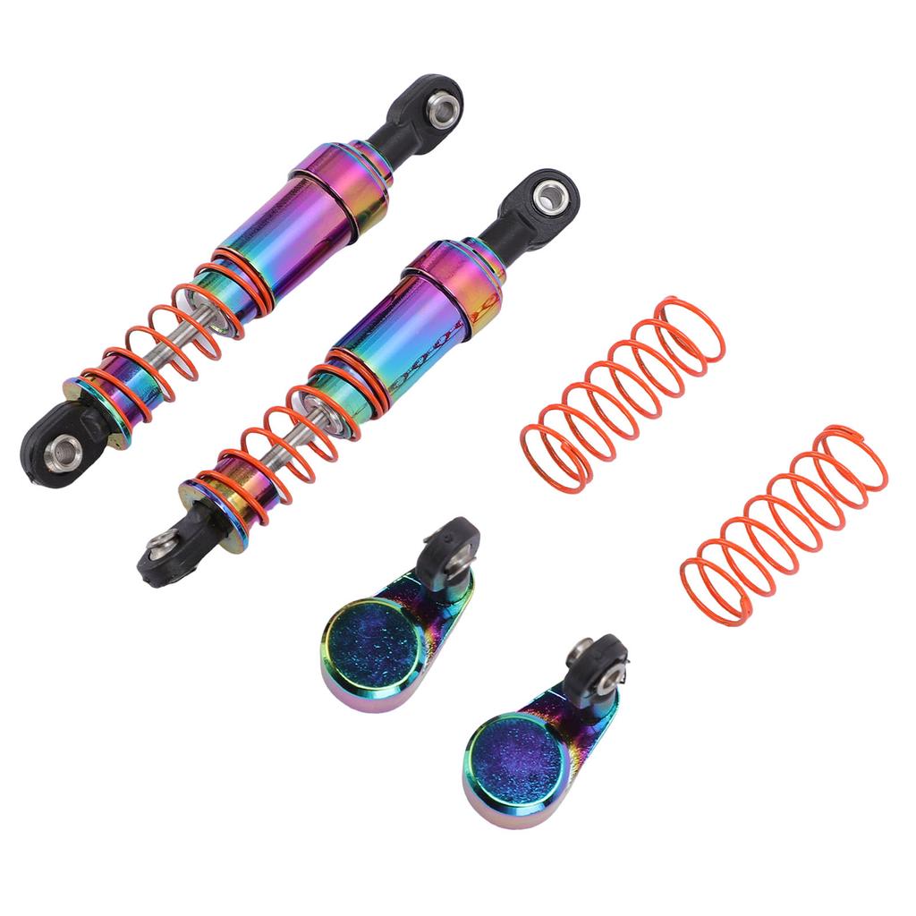 1 Pair RC Shock Absorber Kit Damper with Offset Caps Springs Remote Control Car Parts Aluminum Alloy Large Caliber