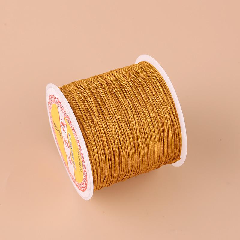 Boting Jade No. 72 0.8mm Nylon Thread for DIY Braided Cord Bracelet Weaving and Pendant Making.