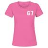 67 Six Seven Pocket Varsity Number Women's T-Shirt Funny Number Meme Shirt