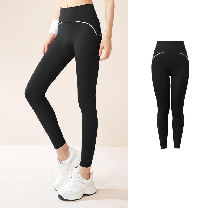 New Summer Yoga Pants Female High Elasticity Nude Feel Slimming High Waist Yoga Fitness Pants for Women S