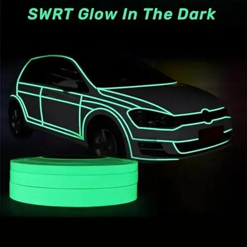 Fishing Tool Self Adhesive Green Luminous Tape Glow In The Dark Stickers Stage Decorative Fluorescent Tape Warning Stickers