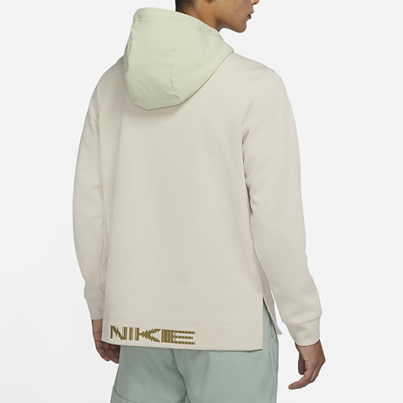 Nike Dri-Fit Solid Knit Pullover Training Hoodie Men Hoodies Off-White DD1972-141